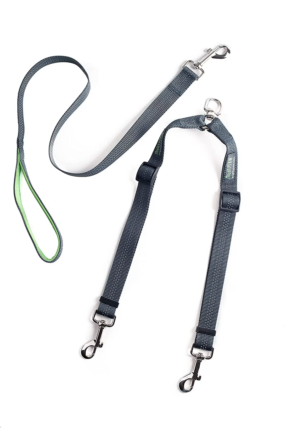 Double Dog Leash, Two Dog Adjustable Length Dog Lead, No-Tangle Leash for 2 Dogs