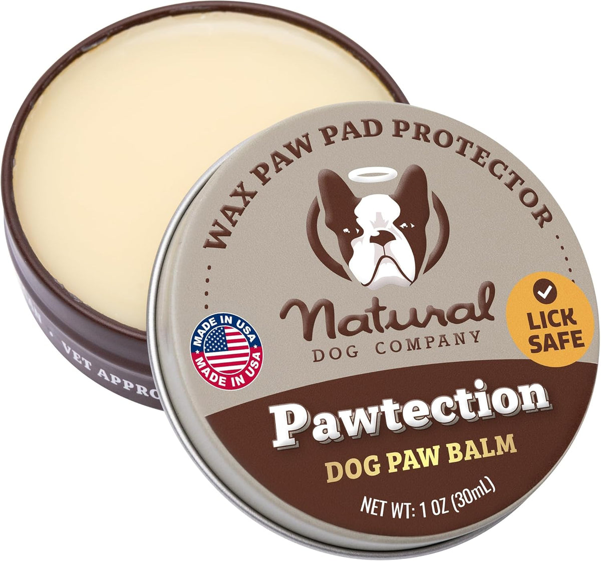 Pawtection Dog Paw Wax, 1 Oz Tin