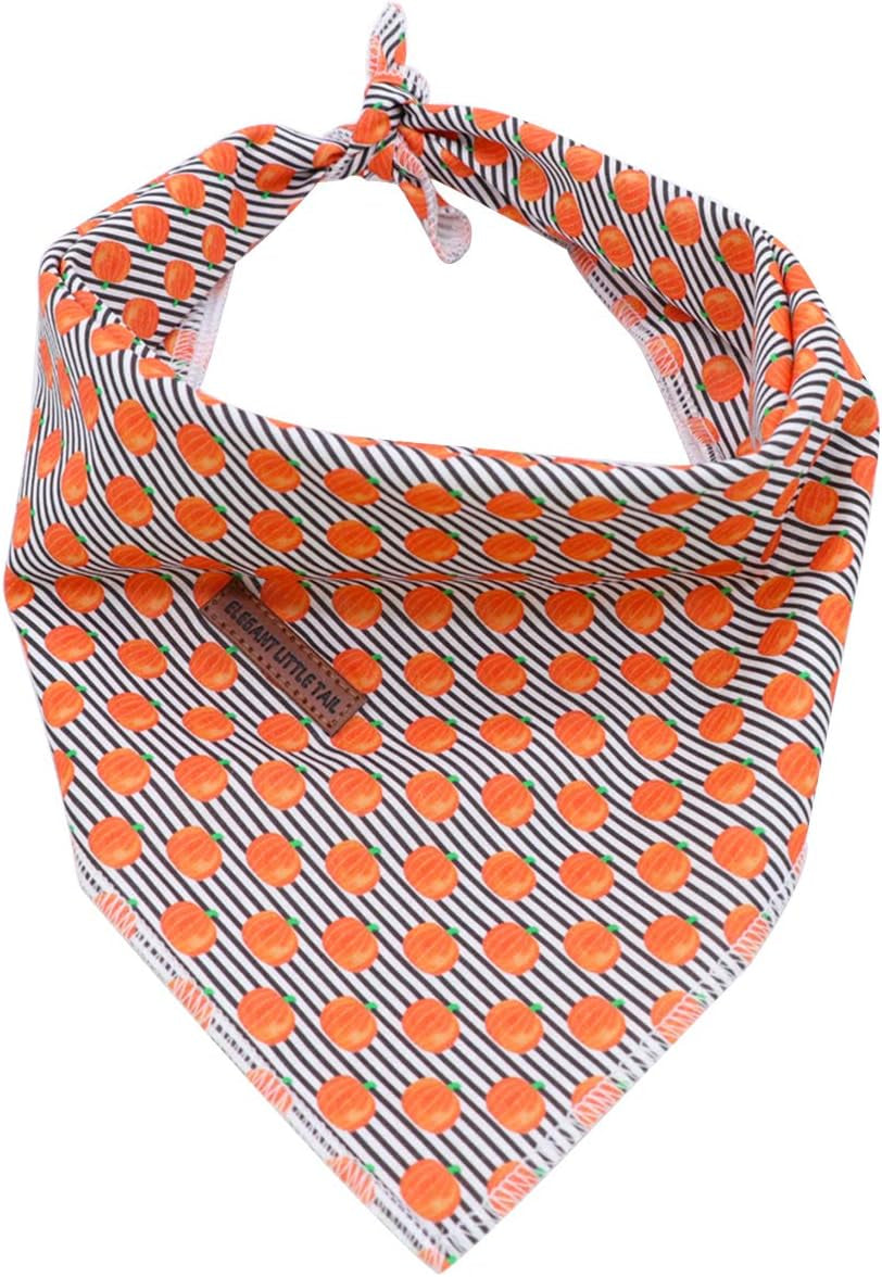 Bandana for Boy Girl Small Medium Large Dogs, Comfortable Bibs Scarf, Adjustable Square Kerchief