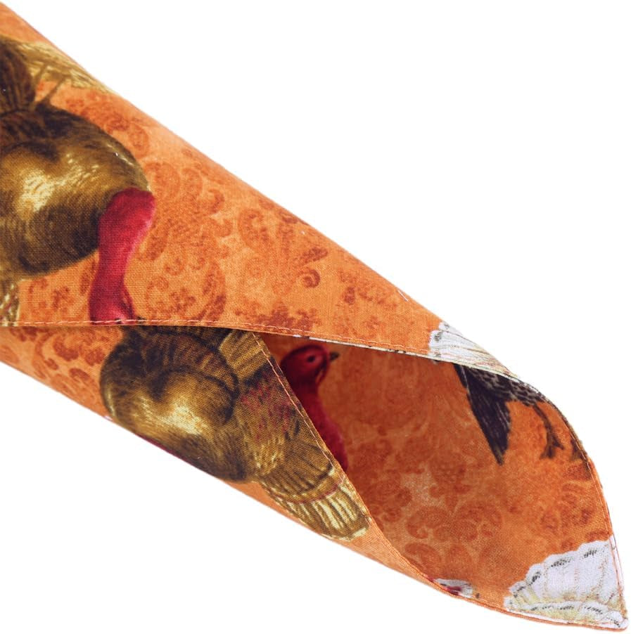 Thanksgiving Dog Bandana Fall Autumn Reversible Triangle Bibs Scarf Accessories for Dogs Cats Pets Large