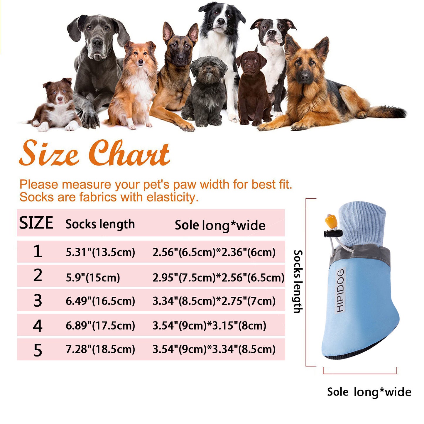 Summer Hot Pavement Anti-Slip Dogs Shoes Boots Meidum Large Dog Paw Protectors