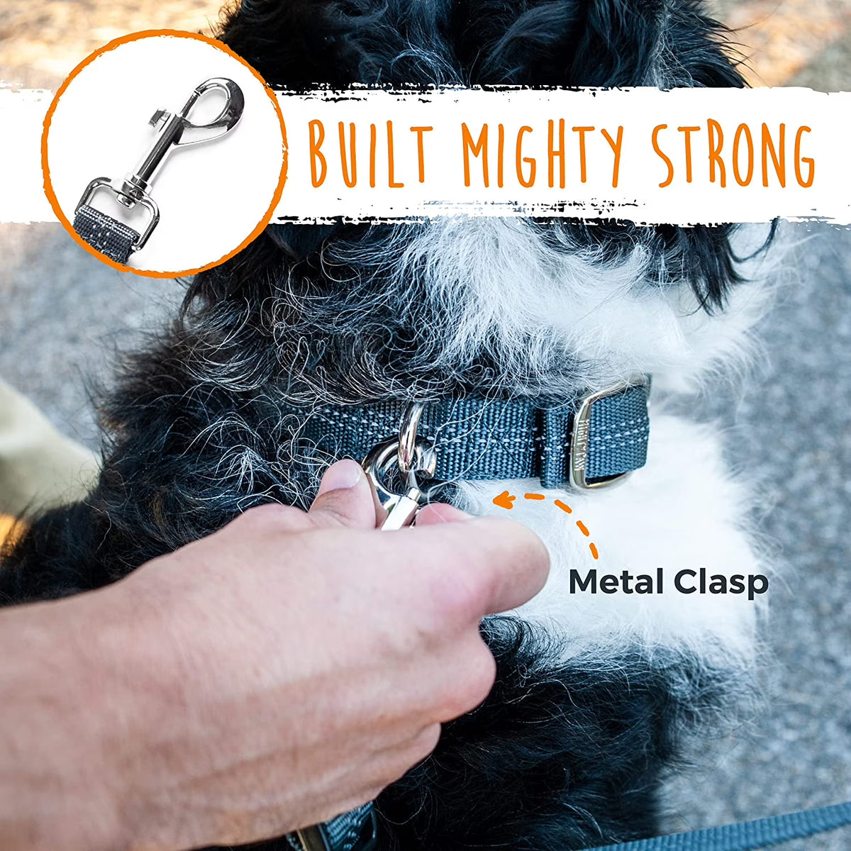 Double Dog Leash, Two Dog Adjustable Length Dog Lead, No-Tangle Leash for 2 Dogs