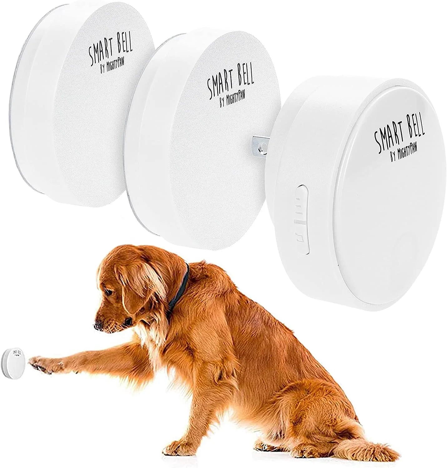 Weatherproof Door Mounted Smart Pet Doorbell, 2 Activators