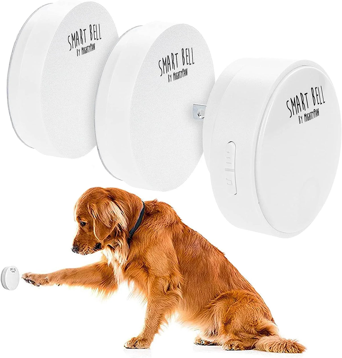 Weatherproof Door Mounted Smart Pet Doorbell, 2 Activators